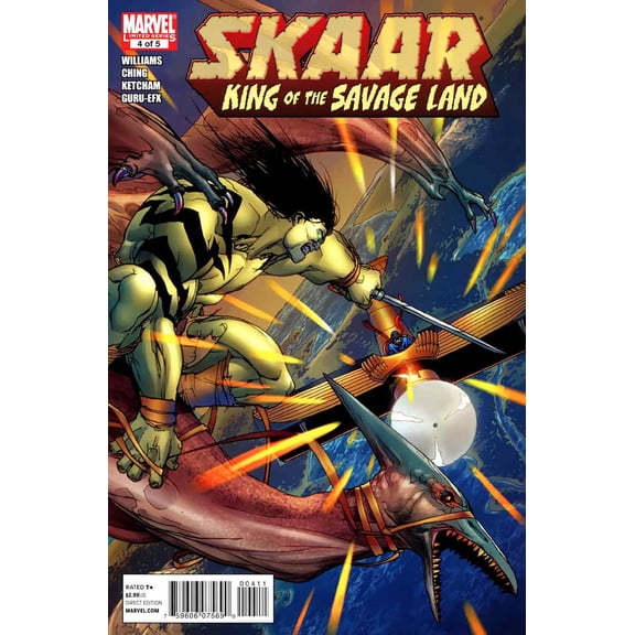 Skaar: King of the Savage Land #4 VF ; Marvel Comic Book