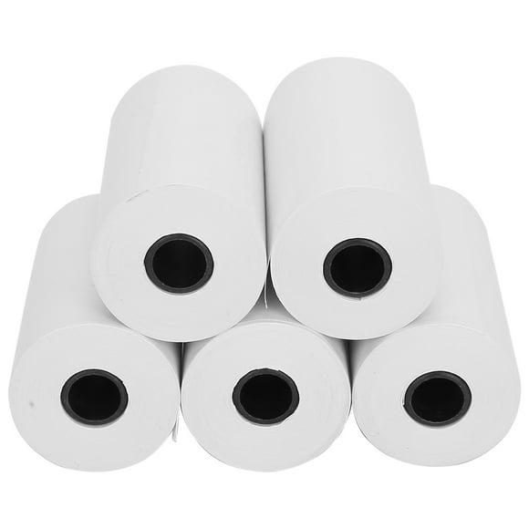 Thermal Receipt Paper, Cash Register Thermal Paper Thermal Paper Roll, Label Paper 5 Rolls For