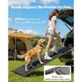 thumbnail image 2 of KFFKFF Dog Ramp for Cars, 71" L x 17" W, Folding Pet Ramps for Medium & Large Dogs up to 250lbs, Pet Stair Ramp, 2 of 9