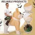 thumbnail image 3 of Disfraz inflable VioraWhite VioraWhite para adulto montado en perro, 3 of 7