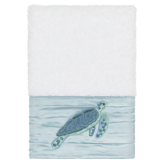 Linum Home Textiles Mia Embellished Turkish Cotton Washcloth