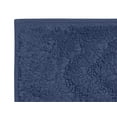 thumbnail image 3 of Better Trends Trier 2 Piece Poly-Cotton Tufted Bath Rug with Non-Slip Backing - Blue, 3 of 4