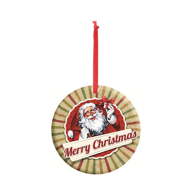 Delicate Iron Art Christmas Pendant Merry Christmas Tree Hanging Pendant Decor
