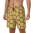thumbnail image 2 of Balery Sunflower Mens Swim Trunks Swim Shorts for Men Quick Dry Inseam Beach Shorts with Compression Liner Pocket-Large, 2 of 9