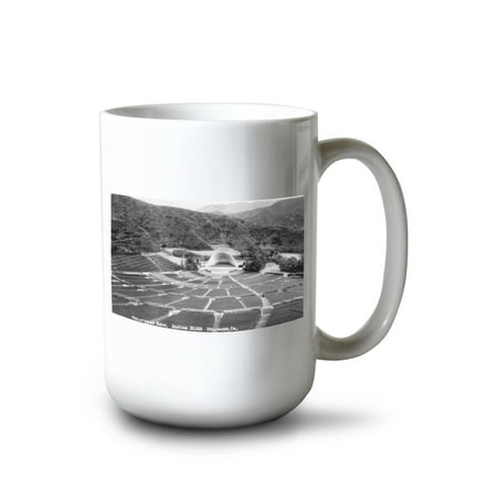 

15 fl oz Ceramic Mug Hollywood California Hollywood Bowl Vintage Photograph Dishwasher & Microwave Safe