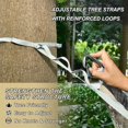 thumbnail image 4 of Wobogo Cyan Dragon Camping Hammocks 330 lb Capacity with Tree Straps and Hanging Pockets for Outside Hiking Beach Backpack Travel, 4 of 8