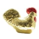 thumbnail image 4 of 1 Figura de pollo Espejo Figura Estatua Escultura de gallo Adorno de pollito disco Oro, 4 of 9