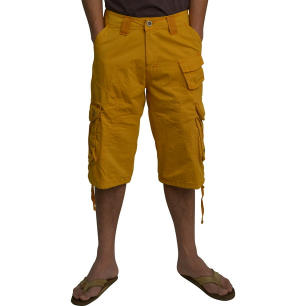 twaalf Geven Offer Mens Military Mustard Cargo Shorts #A8-1048 Size 44 - Walmart.com