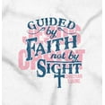 thumbnail image 2 of Guided By Faith And Not By Sight Womens Slim Fit Graphic Tee Brisco Brands S, 2 of 5