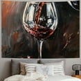 thumbnail image 2 of Orinice Wine Glass Pouring Tapestry Wall Hanging Unique Style Graphic Tapestries Home Wall Decor Art Living Room Bedroom Apartment Farmhouse Dorm Wall Art Tapestry Home Decor 40x60inch, 2 of 6