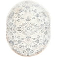 thumbnail image 2 of Rugs.com Highbury Collection Rug – 8' x 10' Oval Ivory Medium-Pile Rug Perfect For Living Rooms, Large Dining Rooms, Open Floorplans, 2 of 6
