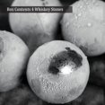 thumbnail image 5 of Juego de 4 piedras de whisky reutilizables de acero inoxidable de 5,6 cm, 5 of 5