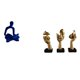 thumbnail image 1 of Figura humana de pensador abstracto, estatua de resina, esculturas, colección versátil, decoración de mesa, adorno artístico para oficina, bar, boda,, 1 of 8