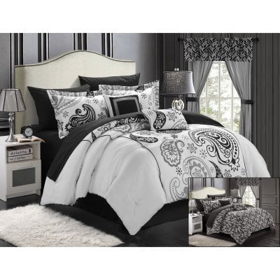 Chic Home Olivia 20 Piece Paisley Print Reversible Comforter Set Com - Chic Home Eliana Bedding Set Chic Home Olivia 20 Piece Paisley Print Reversible Comforter Set Com - Chic Home Eliana Bedding Set