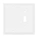 thumbnail image 3 of Modern Edge Decorative Wall Plate Switch Plate Outlet Cover, Durable Solid Zinc Alloy (Blank/Toggle, White), 3 of 10