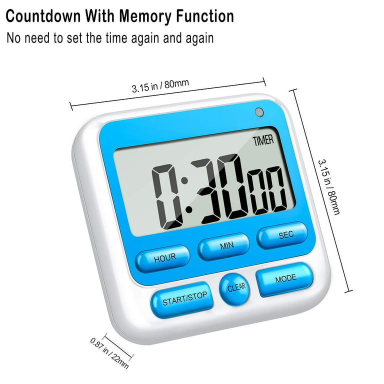 Digital Kitchen Timer, Classroom Timers for Teachers Kids, Count