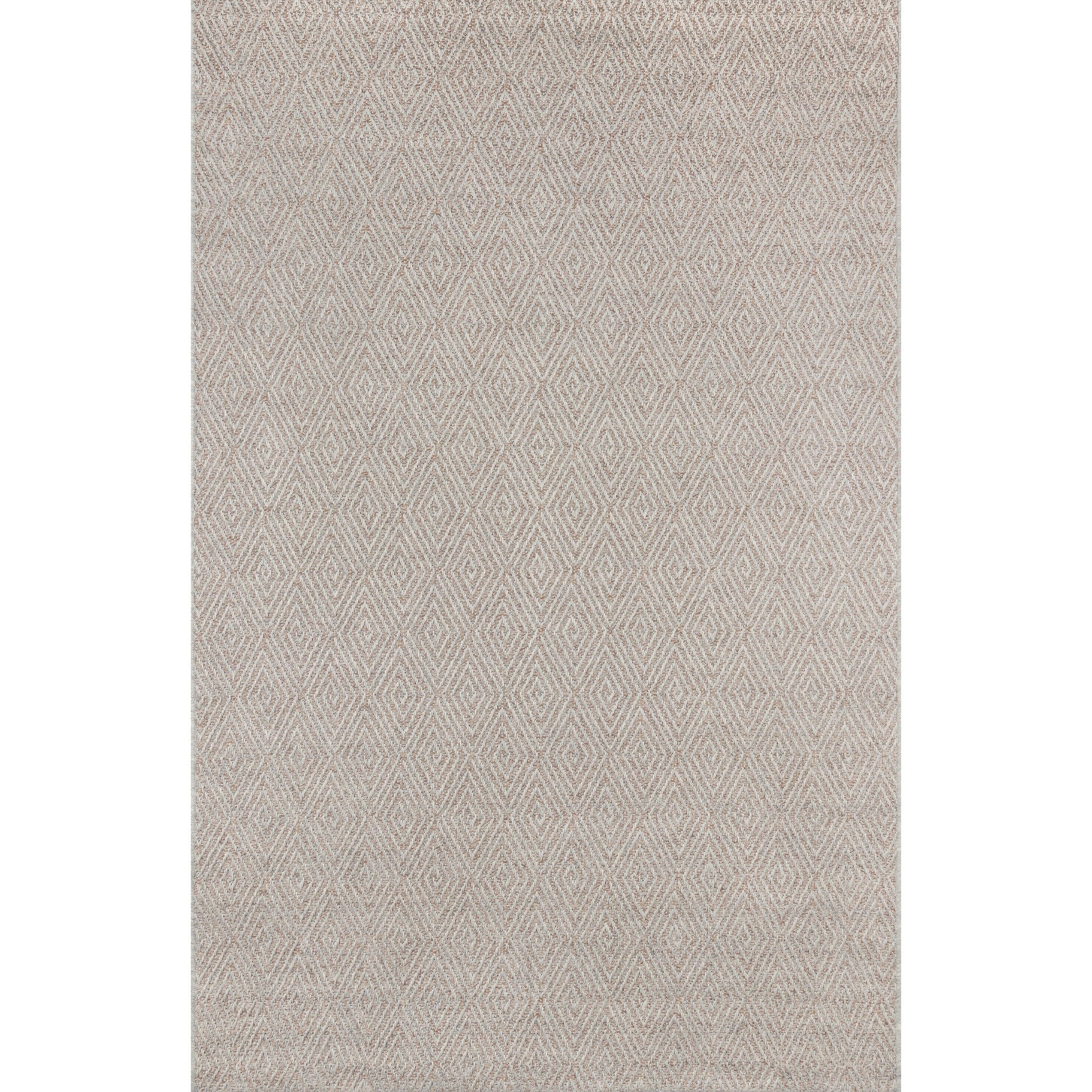 Momeni Erin Gates by  Downeast Wells Geometric Indoor/ Outdoor Area Rug Beige 2'7" X 7'6" 8' Runner Runner, Outdoor, Indoor Brown