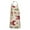 Beige Christmas Santa, variant on Beige Christmas Gingerbread Man Apron-Garden Aprons for Women with Pockets-Cotton Linen Waterproof Kitchen Cooking Gardening Aprons Adjustable for Kitchen,Cooking,BBQ and Salon 32"x27"