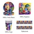 thumbnail image 1 of Disney Inside Out 2 Birthday Decorations Joy Anxiety Cartoon Anime Party Balloons Tableware Plate Banner Decor For Children, 1 of 6