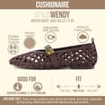 thumbnail image 4 of Cushionaire Wendy Woven Mary Jane Flats For Women | Breathable Open Weave Flats With Adjustable Buckle Strap | Stylish Everyday Mary Jane Flats, 4 of 20
