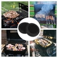 thumbnail image 2 of 2 Pcs Roues de Remplacement 6 Pouces pour Barbecue avec Couvercle Roues de Remplacement pour Tondeuse à Gazon Chariot Noir, 2 of 8