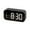 Black, variant on Digital Clock Large Display Led Electronic Alarm Clock Mirror Clock Student Plug-In Dual-Use Small Alarm Clock Digital Clock Sound-Controlled Temperature Clock Digital Mirror Alarm Clock