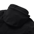 thumbnail image 4 of LYSMORA Men's Full Zip Hooded Fleece Jacket, Multi Zipper Pocket Adjustable Cuff Outdoor Lightweight Warm Outerwear, 4 of 7