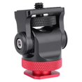 thumbnail image 2 of Hot Shoe Mount Flash Mic Holder 1/4in Camera Stand Bracket, Aluminum Alloy, Rust Resistant, Lightweight, Mini Size, Multidirectional Support, 2 of 7