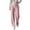 Pink, variant on Women's Ribbed Knit Pants, High Waist Wide Leg Thermal Lined Trousers with Elastic Waistband, Winter Warm Lounge Pants for Casual Comfort and Streetwear Fashion Black L