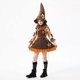 thumbnail image 3 of J-yuefang - Vestido de Halloween de Robin Hood para mujer y niña, con tirantes de encaje a cuadros, pajarita y bloques de color caramelo, 3 of 5
