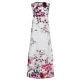 thumbnail image 5 of YuXingFu Cotton Maxi Dress Maxi V-Neck Plus Size Womens Dress Sleeveless Vacation Dresses for Women Beach Long Casual Summer Red M, 5 of 8