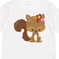 thumbnail image 4 of Inktastic Spring Animals, Cute Squirrel, Colorful Flowers Boys or Girls Long Sleeve Toddler T-Shirt, 4 of 5