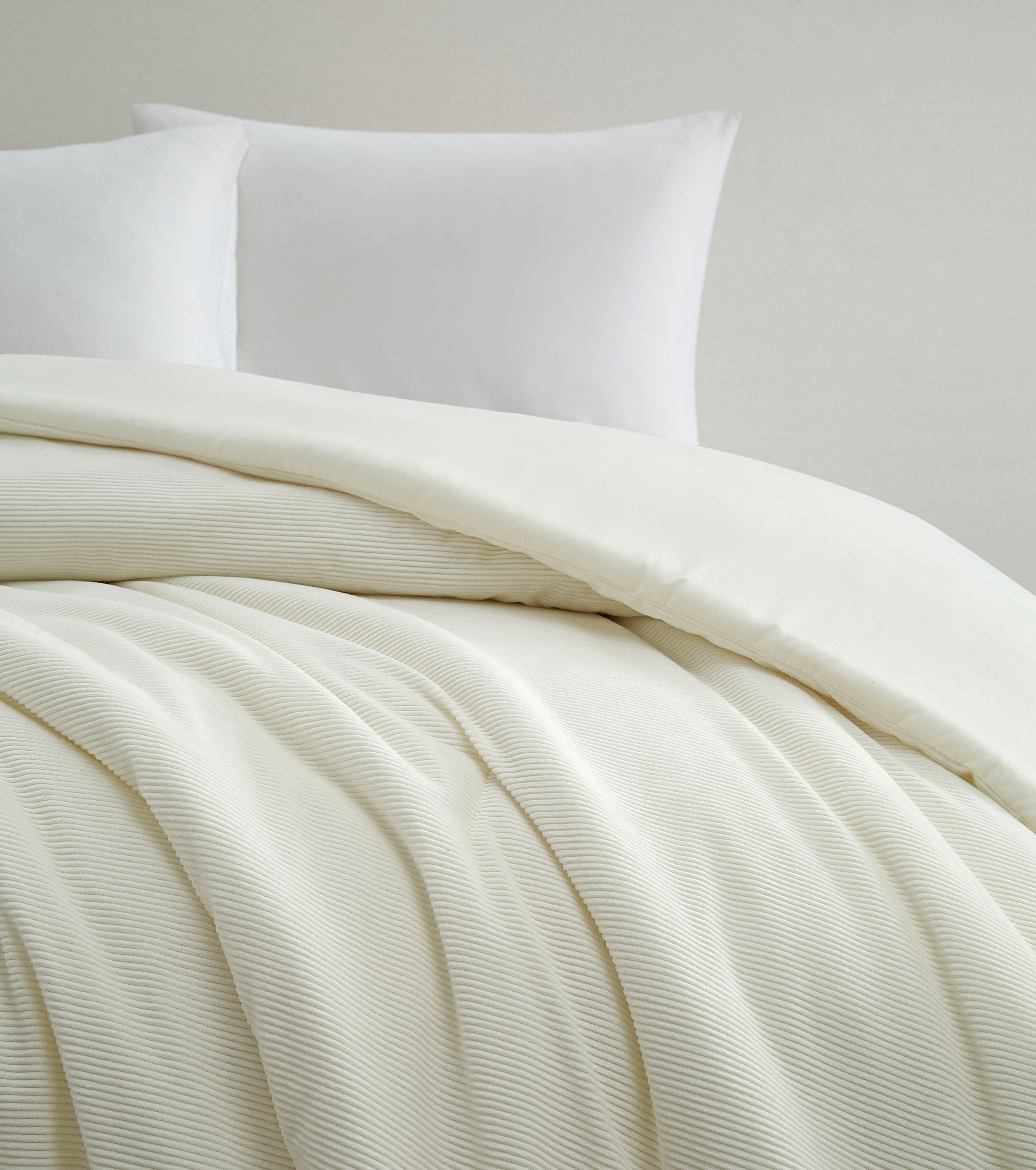 Mainstays Vanilla Dream Corduroy Comforter, King
