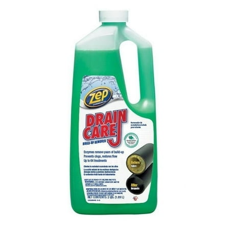 Zep Drain Defense Liquid Build-Up Remover 64 oz