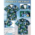 thumbnail image 3 of Cool Plumeria Bowling Hawaiian Shirt for Men, Bowling Ball Sport Bowler Button Down Summer Beach Short Sleeve, S-5XL, 3 of 4