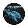 thumbnail image 2 of Gaeub Ocean Turtle 14-17in Tire Cover, Spare Tire Cover, for Camper Caravan, Trailer, Car, Truck, SUV, Jeep - 17 inch, 2 of 9