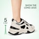 thumbnail image 4 of 1 par de zapatillas de deporte para mujer, zapatos de tenis, zapatos deportivos, zapatos atléticos para mujer, zapatos de gimnasio, 4 of 7