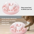 thumbnail image 3 of Comedero Lento Interactivo Rompecabezas para Gatos PetPrime Rosa, 3 of 6