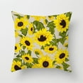 thumbnail image 1 of Panxico Pillow Cases,Spring Pillow Covers,Sunflower Farmhouse Pillow Covers 18x18 Hello Spring Flower Yellow And White Cushion Case Spring DecoratiSpring Decor,,Couch Pillow Covers,Clearance, 1 of 1