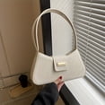 thumbnail image 4 of Stylish Minimalist Shoulder Bag - Simple, Solid Color, Underarm Design, Buckle Closure, Women's Handbag & Purse with Classic Look and Spacious Interior, 4 of 6