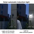 thumbnail image 4 of Luz de pared solar LED exterior con sensor y control remoto, impermeable, batería de 1200 mAh, material ABS+PC, iluminación automática de crepúsculo a amanecer, 4 of 9