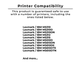 thumbnail image 4 of Zoomtoner Compatible Lexmark / IBM MX511DTE Lexmark 40X8023 110 / 120 Volts Unité de Fusion laser, 4 of 5