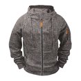 thumbnail image 1 of pstuiky camisa de manga larga para hombre, Sudadera deportiva de manga larga con capucha y bolsillos múltiples para hombre, estilo cargo, informal, para entrenamiento Tops de hombre l, 1 of 3
