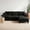 Black+7, variant on Arouseden 76" Gray Sectional Couch,Chenille Sailboat Sofa with 2 Throw Pillows and Sturdy Legs,Apartment Size Couch,Fluffy Sectional Couch for Living Room