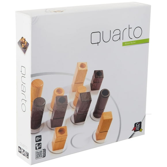 Jeu de Stratégie Quarto pour Adultes et Familles / 8+ Ans / 2 Joueurs / 15 Minutes