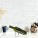 thumbnail image 3 of 2 soportes metálicos para botellas de vino, exhibidor de vinos, estante de metal, estante de hierro forjado para vinos de escritorio, 3 of 7