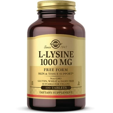 Solgar L-Lysine 1,000 mg 100 Tabs