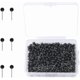 thumbnail image 1 of 400 Pcs Map Push Pins, 1/8 inch Round Head Map Tacks Push Pins Black Drawing Pins with Stainless Steel Point, 1 of 5