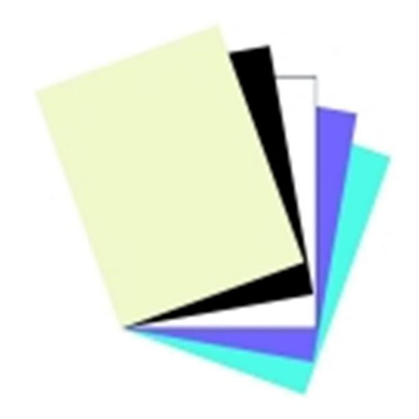 AcidFree Heavy Weight Card Stock, Assorted Classic Color, Pack 100