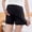 Black, variant on pstuiky Pregnancy Shorts Thin Solid Color High Waist Adjustable Underwear Shorts Lace Trim Solid Color Pregnancy Underwear for Everyday Wear Maternity Clothes Summer